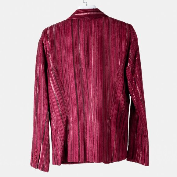 Smythe Metallic Magenta Blazer - Picture 2 of 8